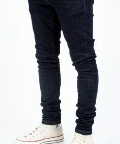 Tulones Blue Raw Denim Jeans Bottoms