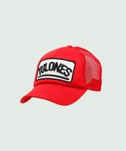 Red & Black Tulones Underline Patch Hat Hats