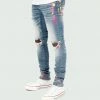 Tulones Bottoms Summer “2021” Paint Splash Jeans