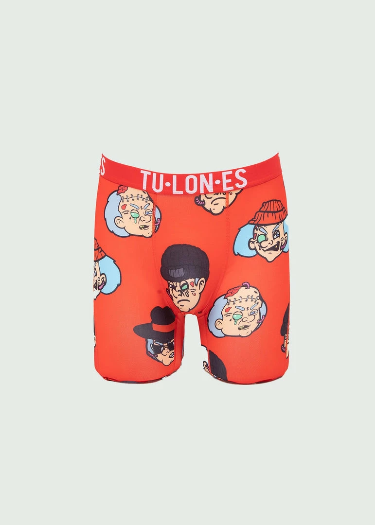 Tulones Accessories Red Benji Faces Briefs