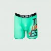 Teal Tulones Stacked Logo Briefs Underwear
