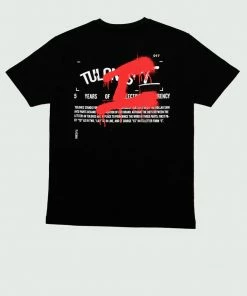 Tulones Tops Black & Red “5 Years Of Currency Collecting” T Shirt