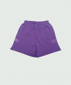 Purple Monotone Tulones Shorts