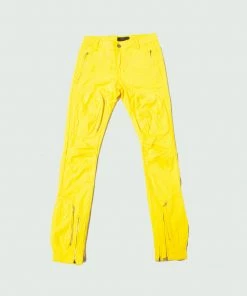 Tulones Denim Yellow New Style Cargo Pants