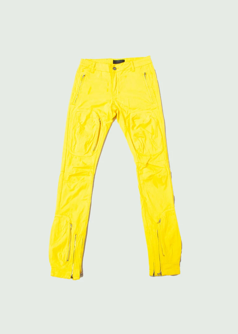 Tulones Denim Yellow New Style Cargo Pants