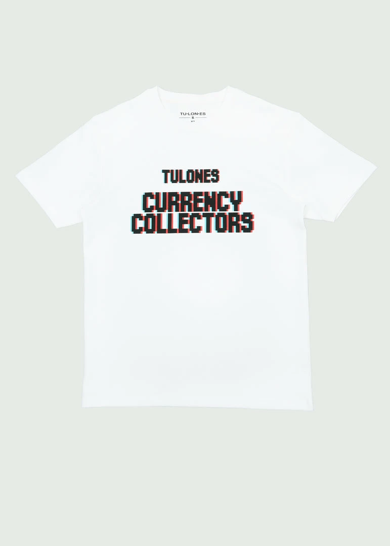 White Tulones Glitch T-Shirt