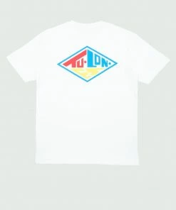 White Tulones Diamond Word T-Shirt