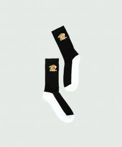 Tulones Accessories Black Peaches & Wings Socks