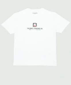 White & Red Tulones Trading Co T-Shirt Tops