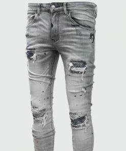 Tulones Bottoms Grey Wash “Franc” Jeans