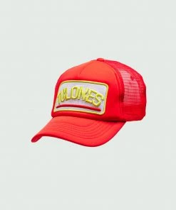 Red & Yellow Tulones Underline Patch Hat Hats