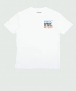 Tulones White Currency Collectors Box Design T-Shirt Tops