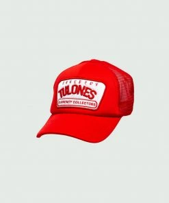 Red Tulones Currencies Patch Trucker Hats