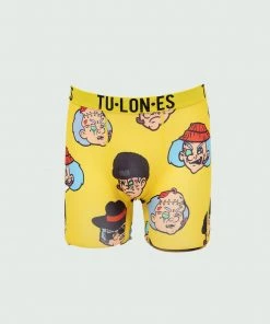 Tulones Yellow Benji Faces Briefs Underwear