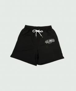 Black Tulones Staple Logo Track Shorts