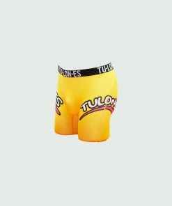 Yellow Tulones Double Arch Logo Briefs Accessories