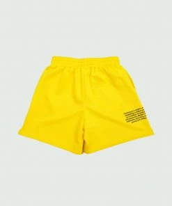 Tulones Bottoms Yellow T Underline Definition Track Shorts