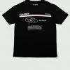 Tulones Black & Pink Two Line Es T-Shirt