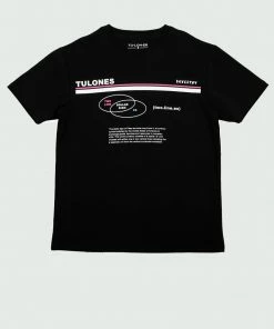 Tulones Black & Pink Two Line Es T-Shirt