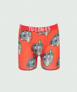 Tulones Red Coin Man Running Money Bag Briefs