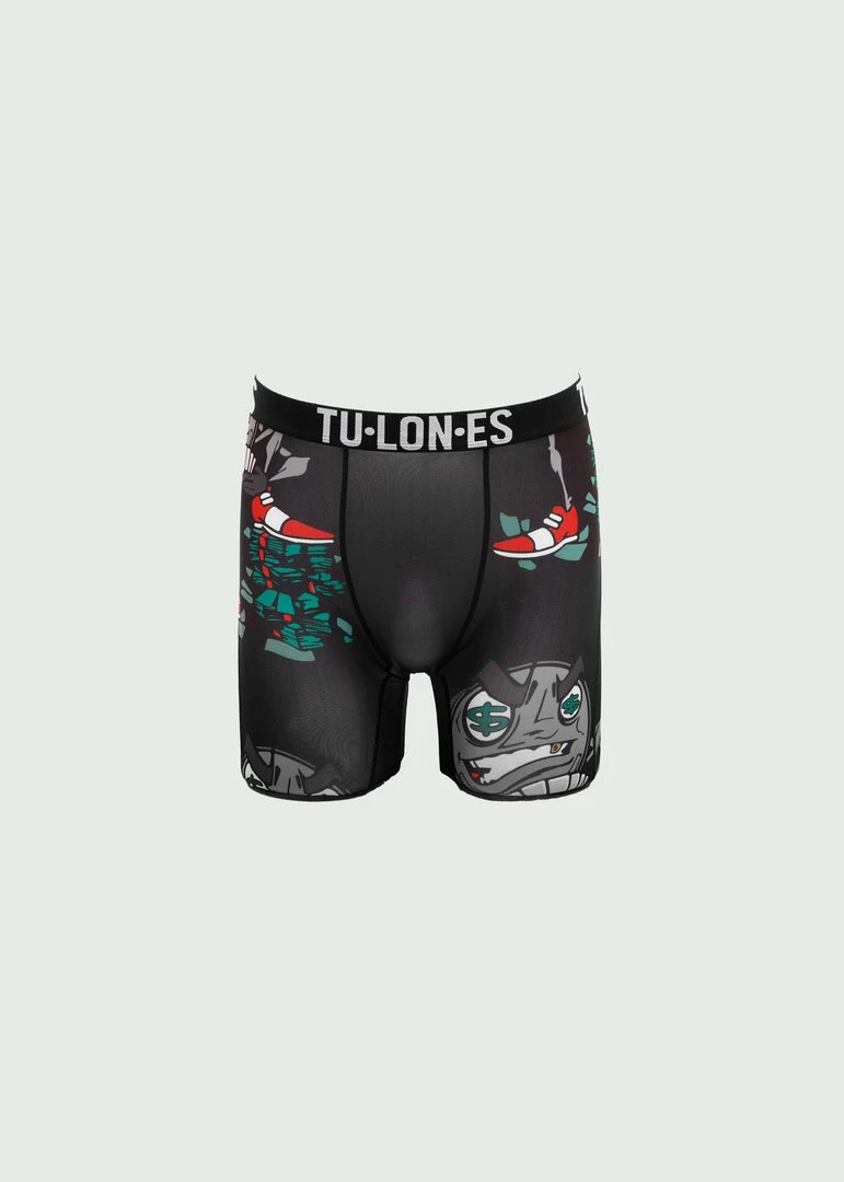 Tulones Accessories Black Coin Man Abstract Art Briefs