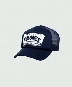 Navy Tulones Currencies Patch Trucker