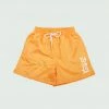 Orange Tulones Stacked Logo Running Shorts