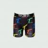 Tulones Underwear Black Multicolor T Underline All Over Briefs