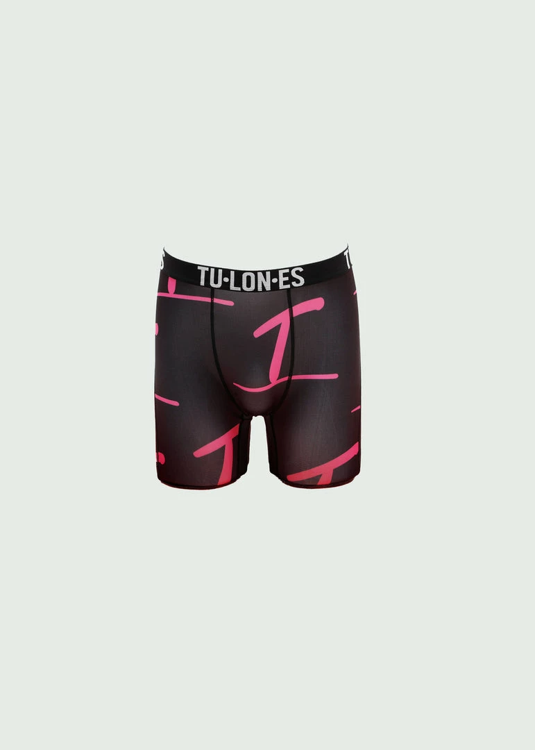 Tulones Black & Pink T Underline All Over Briefs Accessories