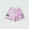 Tulones Purple Tie Dye Shorts