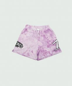 Tulones Purple Tie Dye Shorts