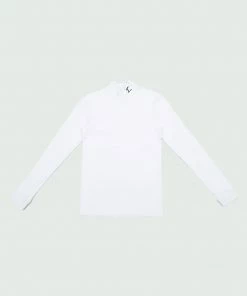 Tulones White T Underline Turtleneck T-Shirts