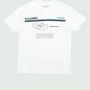 Tulones White & Blue Two Line Es T-Shirt Tops