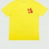 Tulones Yellow “5 Years Of Currency Collecting” T Shirt Tops