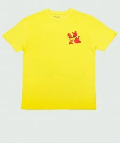 Tulones Yellow “5 Years Of Currency Collecting” T Shirt Tops