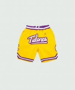 Yellow & Purple Tulones Basketball Shorts