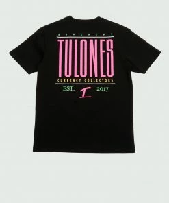 Black & Pink Tulones Box Design