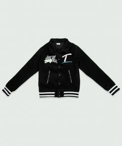 Tulones Black Art In Benji Form Varsity Jacket Tops