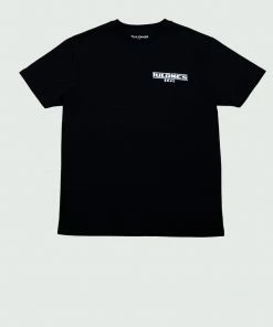 Tulones Black & White Two Line T-Shirt Tops