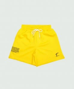 Tulones Bottoms Yellow T Underline Definition Track Shorts
