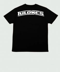 Tulones Black & White Two Line T-Shirt Tops