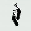 Tulones Black & White TLCC Socks