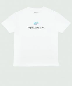 White & Blue Tulones Trading Co T-Shirt