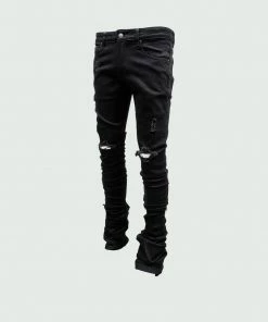 Tulones Black Hole Stacked Jeans