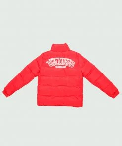 Tulones Jackets Red T Underline Bubble Jacket