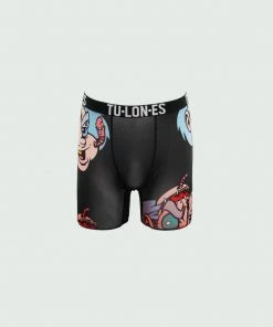 Tulones Black Benji Man Abstract Art Briefs
