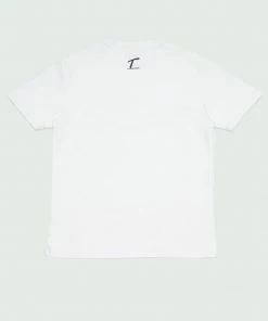 T-Shirts White Tulones Warped Effect T-Shirt