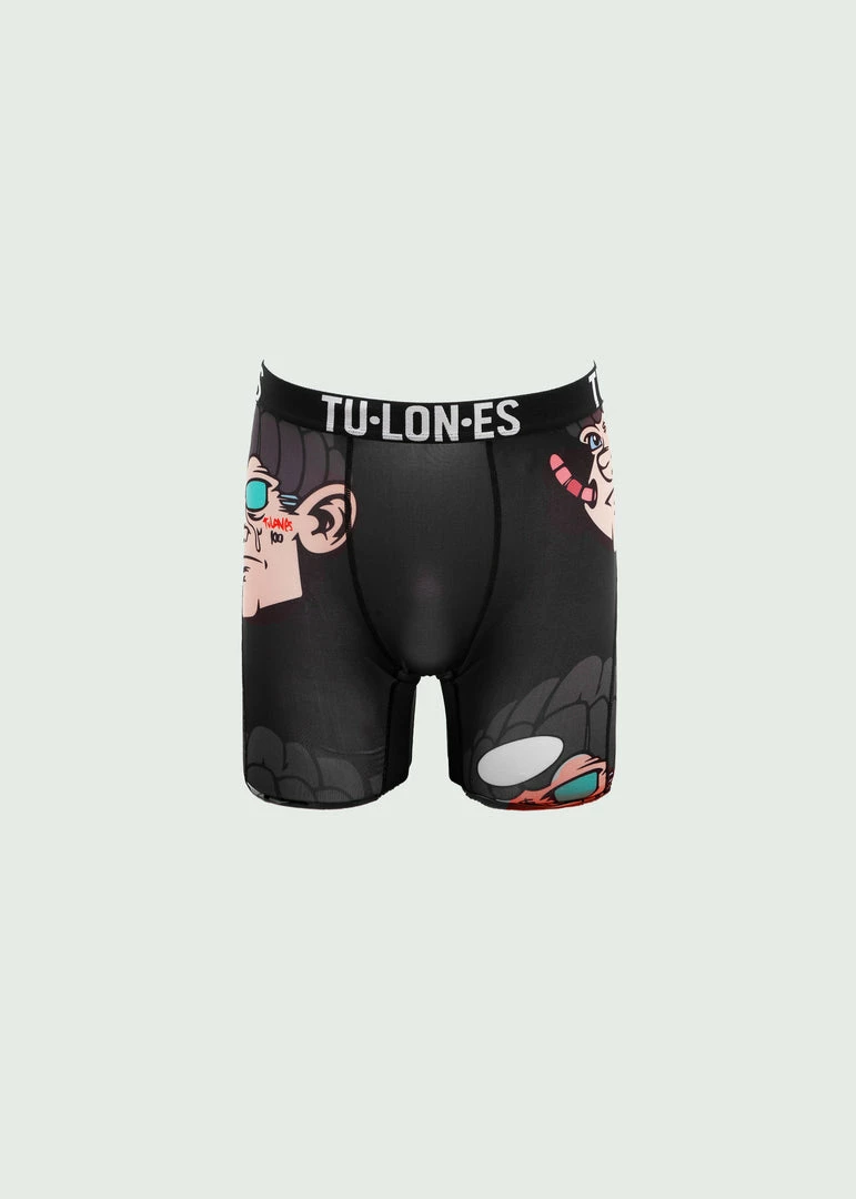 Tulones Black Robber Abstract Art Briefs