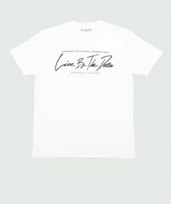 Tulones White & Black Live By The Dolla T-Shirt