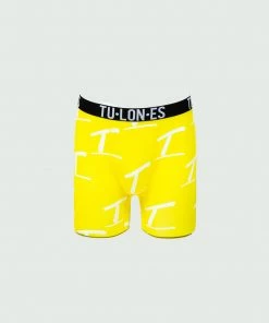 Tulones Underwear Yellow T Underline All Over Briefs